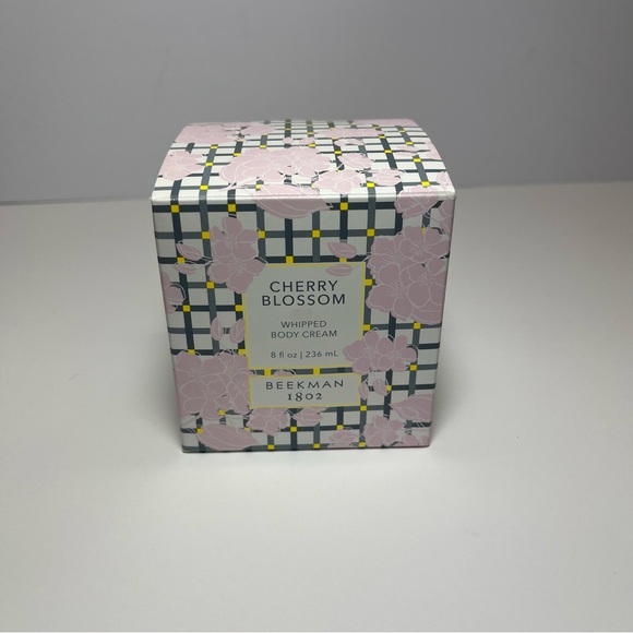 Beekman 1802 New Sealed Cherry Blossom Whipped Goat Milk Body Cream Jar 8 fl oz - Picture 7 of 7